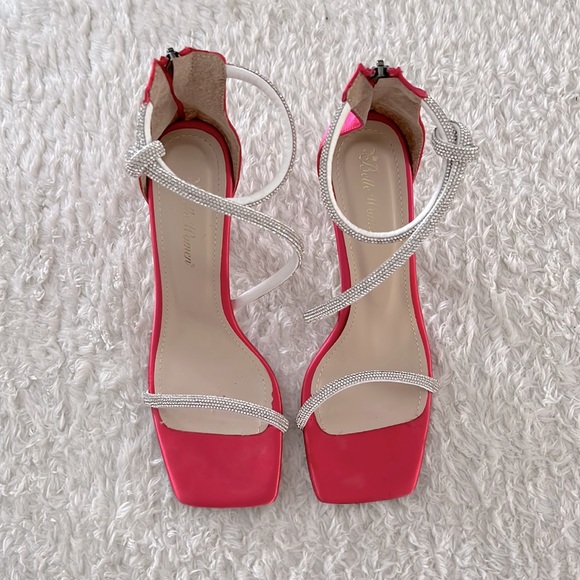 Fuchsia Sandals - Picture 1 of 6